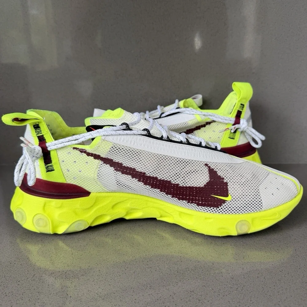 Nike React ISPA WR Platinum Volt Men's Size 11 Running Sneakers CT2692-002